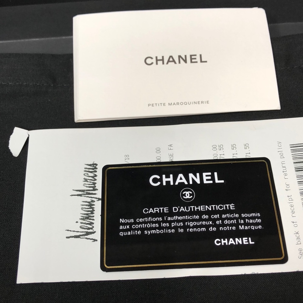 SOLD Authentic Chanel Deaiville O Case Clutch - Picture 3 of 8